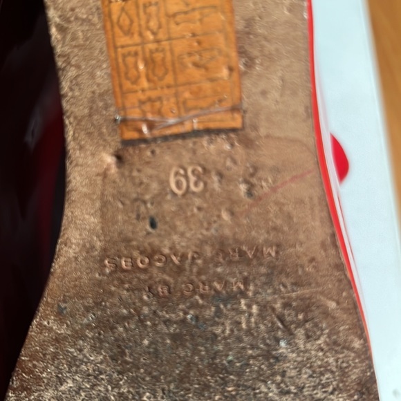 Red MARC BY MARC JACOBS SHOES SZ39 - Picture 7 of 8